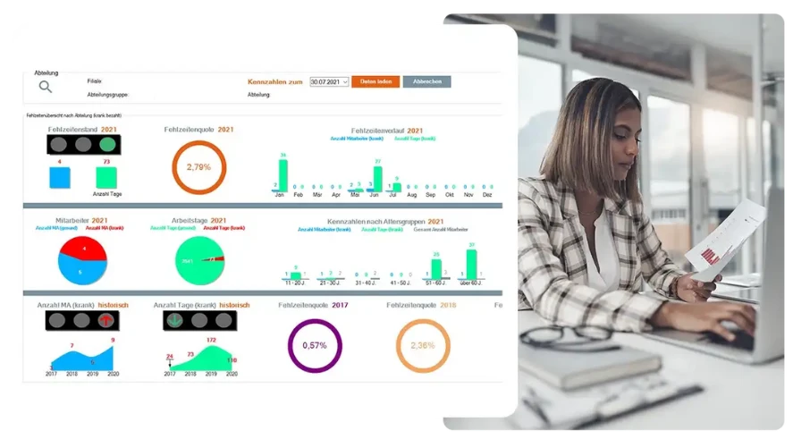 Dynamische Auswertungen & Reports für HR-Management