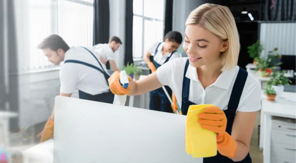 Zeiterfassung für die Gebäudereinigung