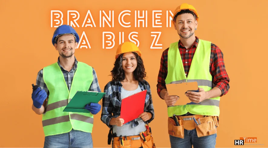 Branche A-Z. HRTime bedient jede Branche