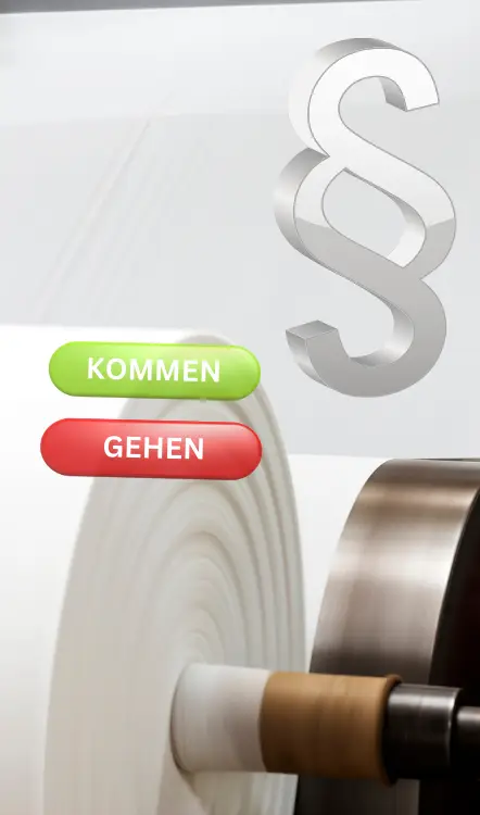 Gesetzestext auf einem Blatt