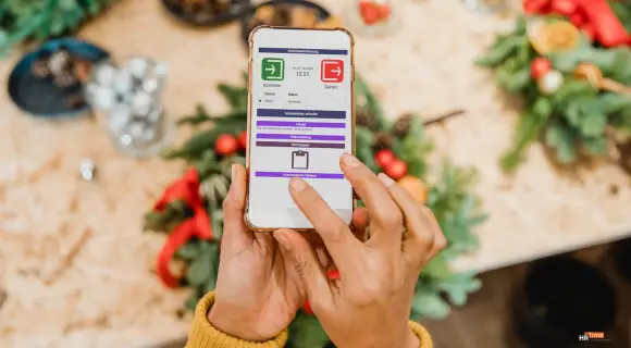Digitale Zeiterfassung für Blumenläden