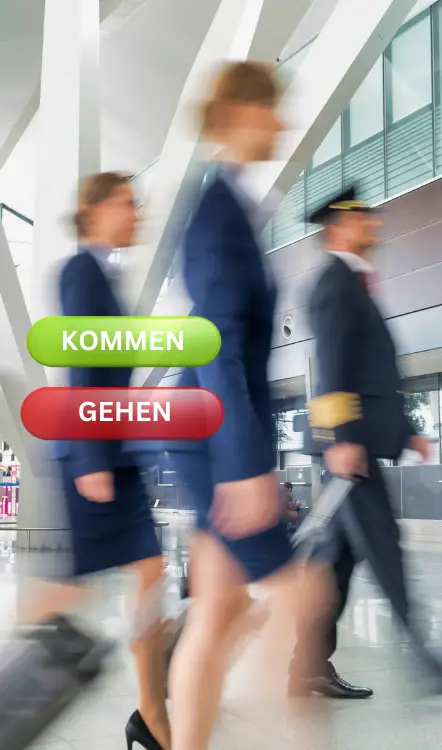 Vorteile der Zeiterfassung für Flughäfen und Luftfahrtzentren im Arbeitsalltag.