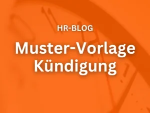 Muster - Vorlage Kündigung