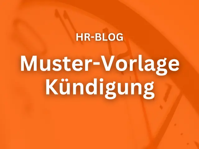 Muster - Vorlage Kündigung