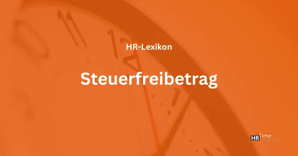 Steuerfreibetrag: Person mit HRTime-Software am Schreibtisch.