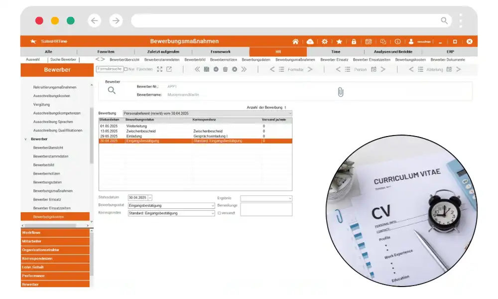 Bewerbermanagement mit All-in-One HR-Software