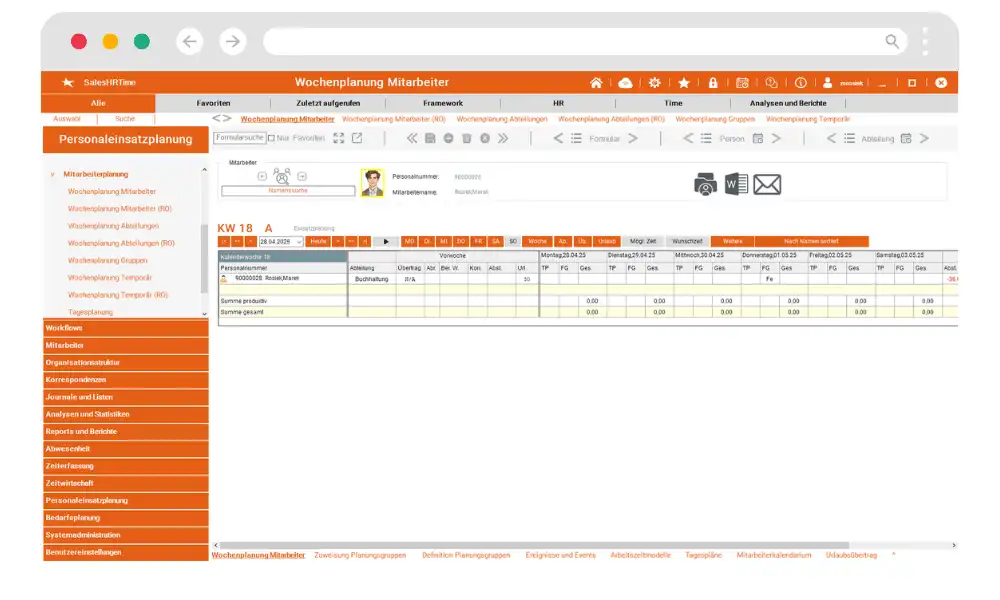 Personaleinsatzplanung mit All-in-One HR-Software
