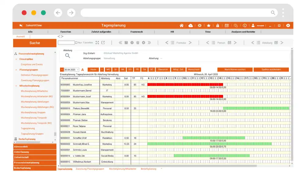 Workforce-Management mit All-in-One HR-Software