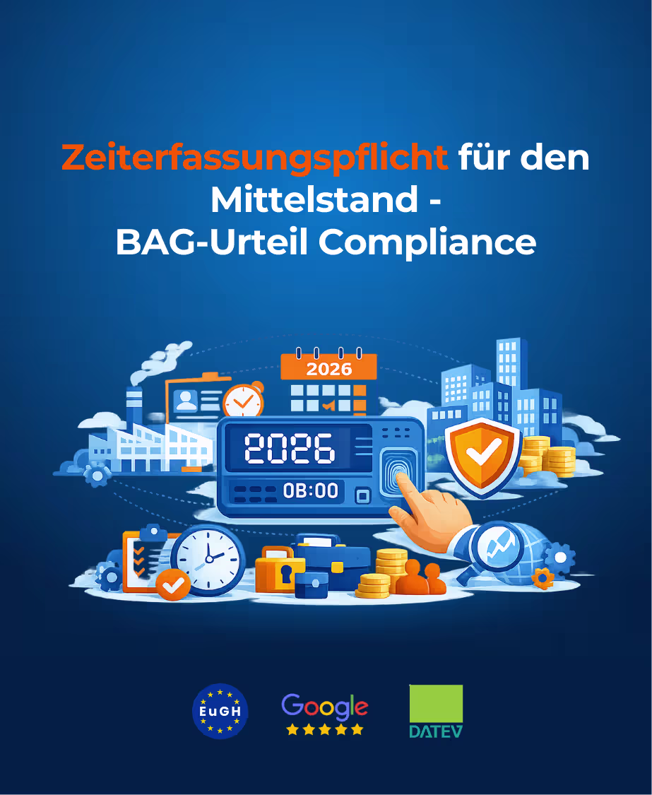 Zeiterfassungspflicht Mittelstand – BAG-Urteil Übergangsfristen für 50 bis 249 Mitarbeiter