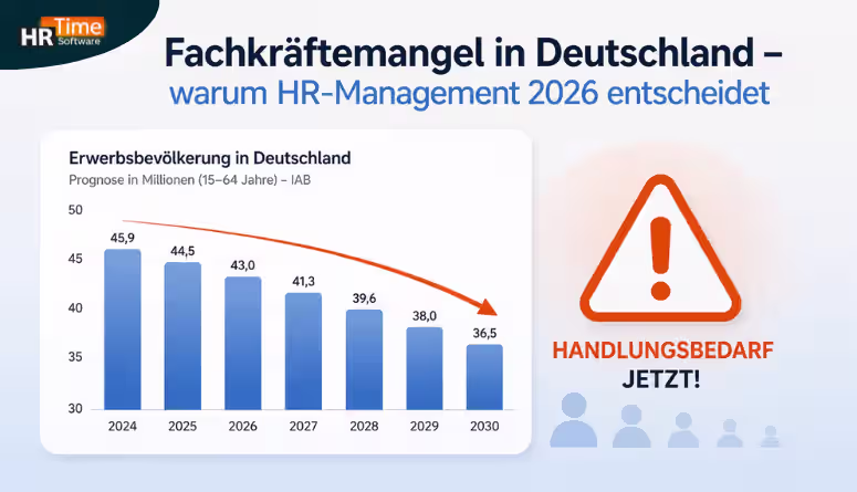 Fachkräftemangel Deutschland – warum HR-Management 2026 entscheidet Fachkräftemangel Deutschland – warum HR-Management 2026 entscheidet