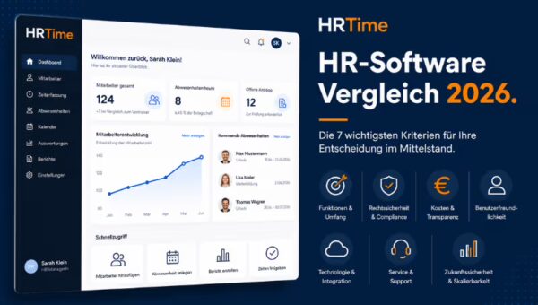 HR-Software Vergleich 2026 – Entscheidungsratgeber Mittelstand