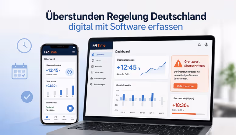 Überstunden Regelung Deutschland digital mit Software erfassen Überstunden Regelung Deutschland digital mit Software erfassen