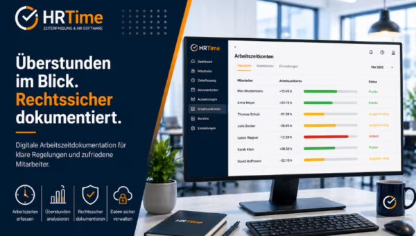 Arbeitszeitdokumentation und Mehrarbeit im Unternehmen digital erfassen