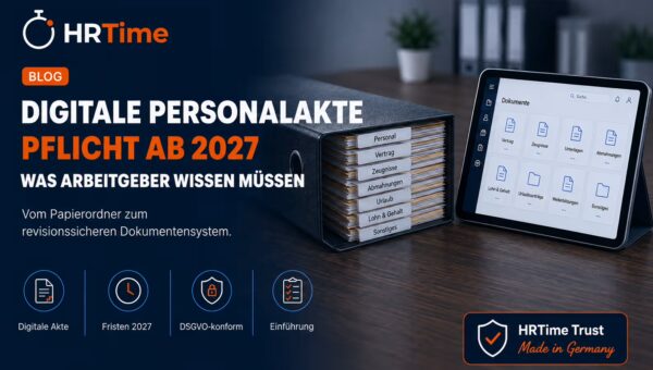 Elektronische Personalakte 2027 – digitale Aktenführung im Betrieb