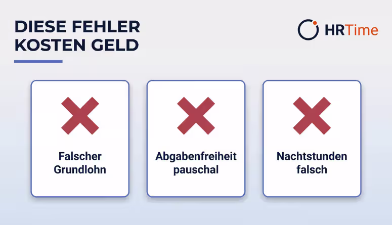 Typische Rechenfehler bei der Lohnabrechnung vermeiden Typische Rechenfehler bei der Lohnabrechnung vermeiden