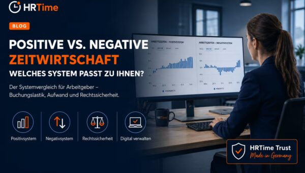 Arbeitszeitkonto Modelle im Vergleich: Positive vs. negative Zeitwirtschaft